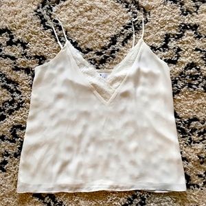 Socialite lace trim tank